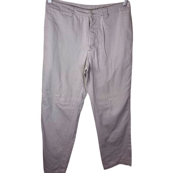 Patagonia Mens Chino Button Fly Khaki Pants Size 33 Preppy Outdoor Work Active
