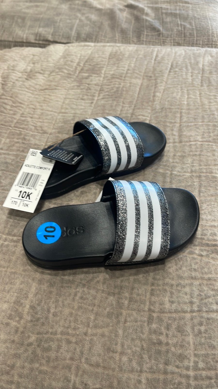 New Adidas Adilette Comfort Slides