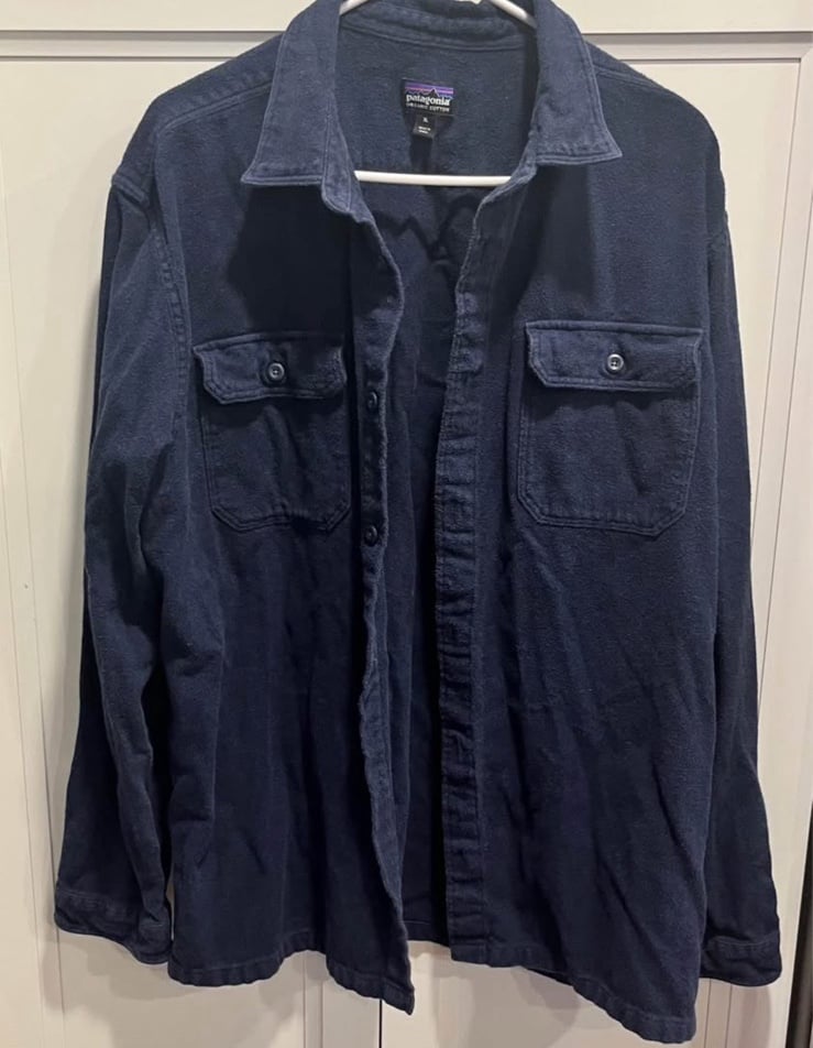 Patagonia organic cotton XL flannel button up