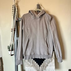 Lululemon Loungeful Hoodie Women’s Size 8 Distressed Gray
