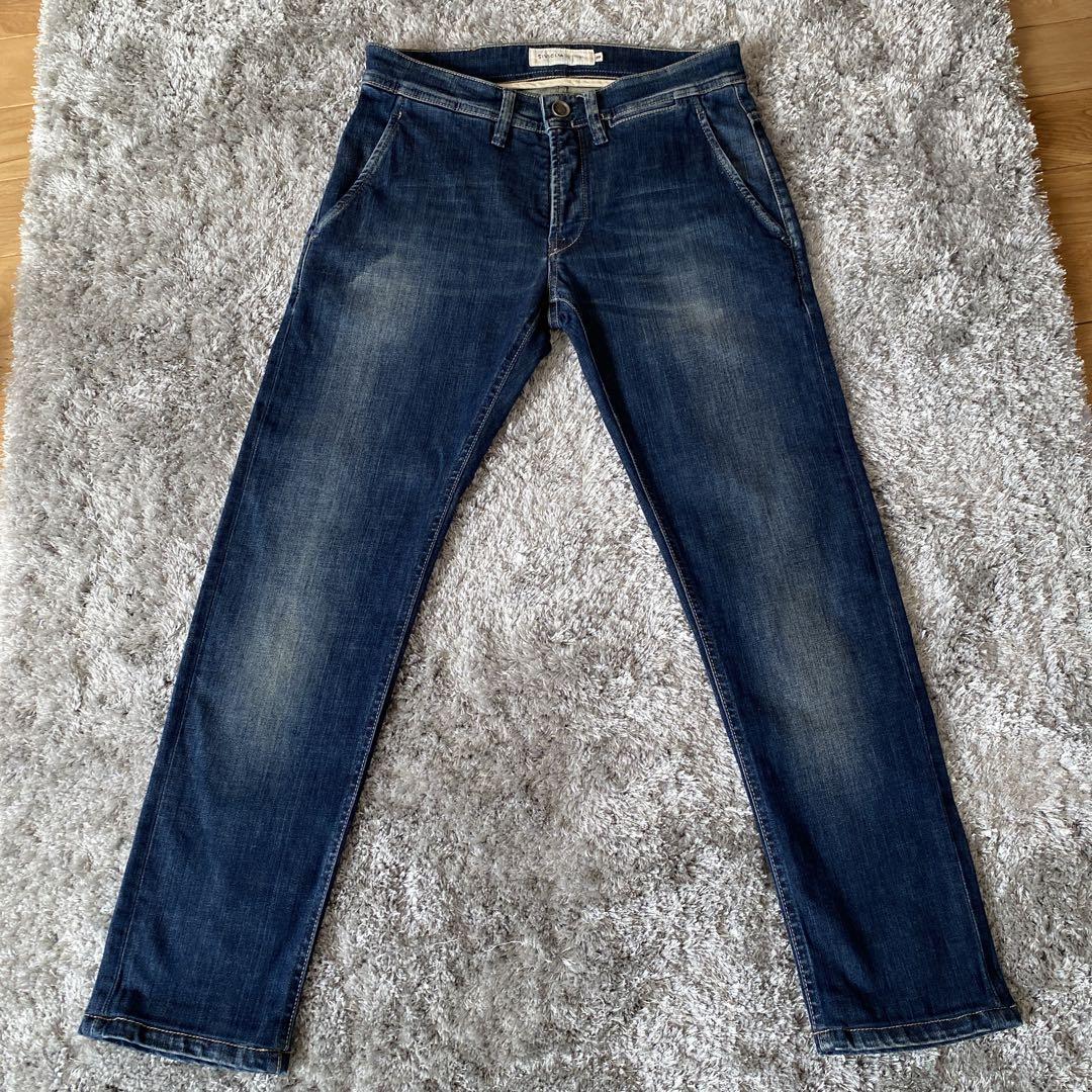Siviglia Denis La Slim Fit Stretch Denim Slacks