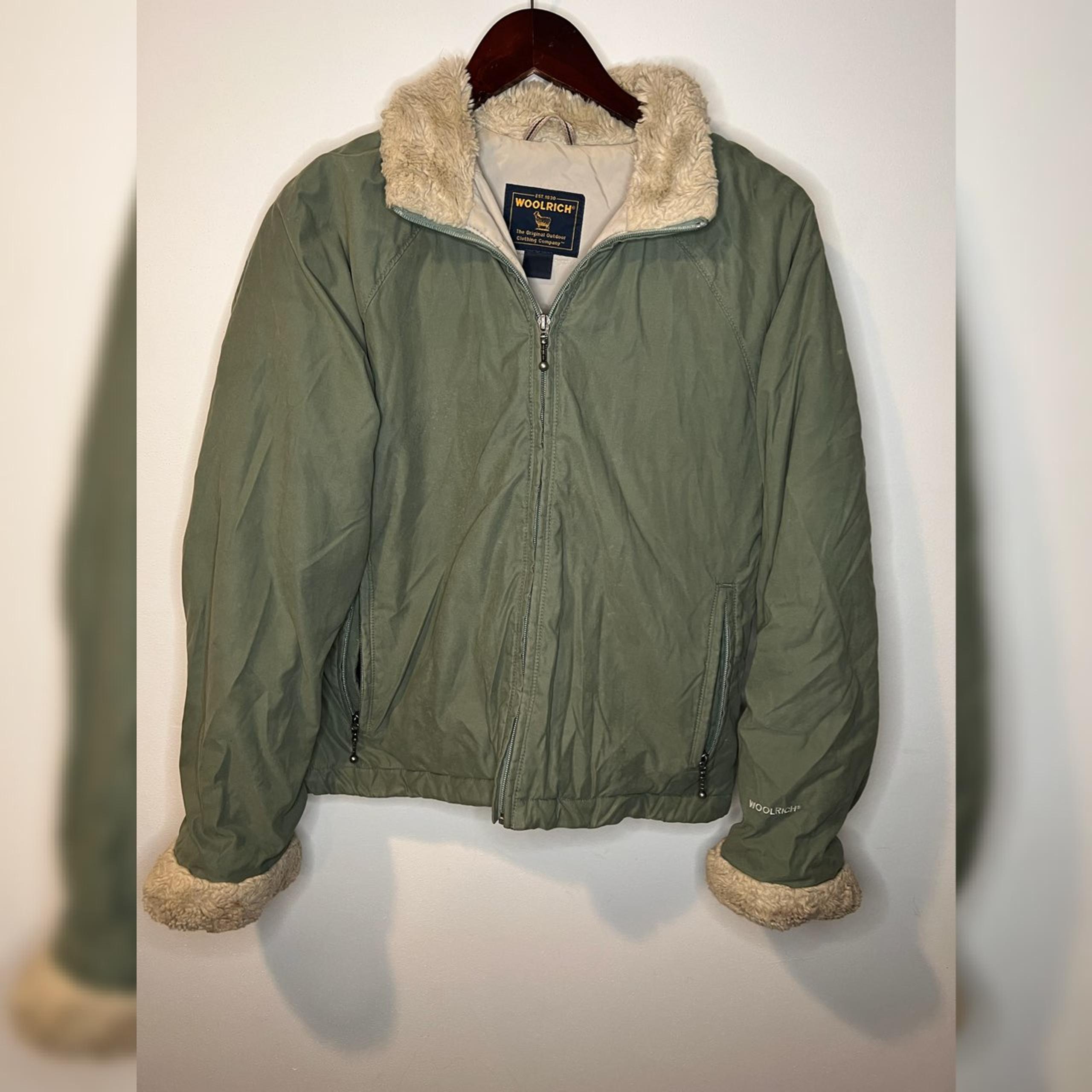 Woolrich womens sherpa collar jacket