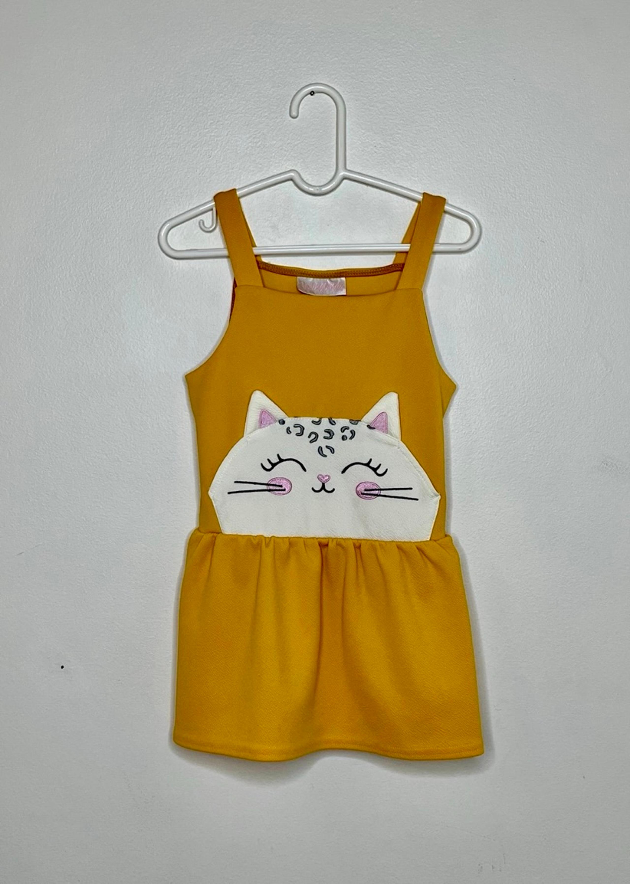 Youngland Kitty Pocket Jumper Dress