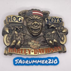 Harley Davidson Hog Toys Buckle