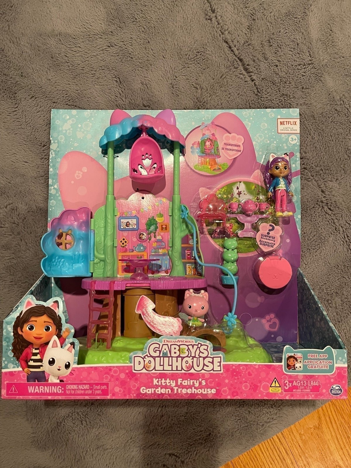 Gabby’s Dollhouse Kitty Fairy's Garden Treehouse