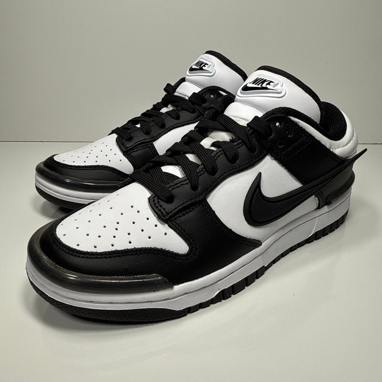 Nike Dunk Low Twist Black White Panda Retro Sneakers Womens Sz 7.5 Shoes