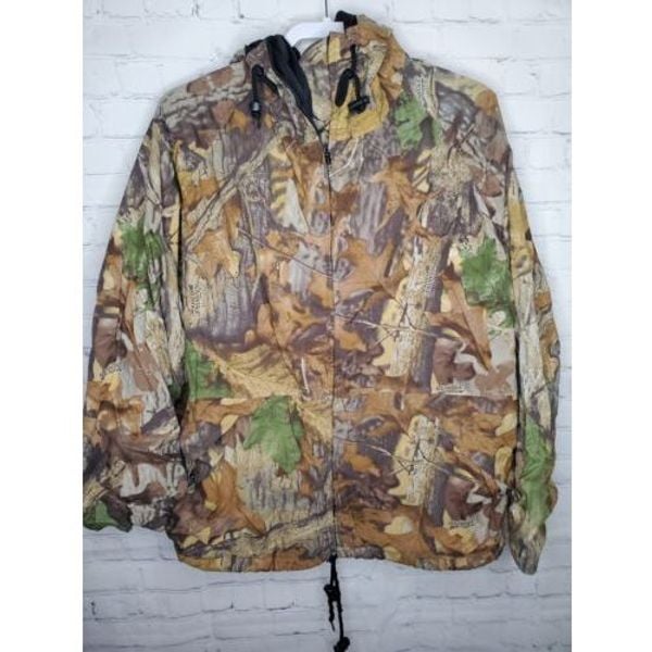 Vintage Walls Water-Pruf Windproof Waterproof Camouflage Hunting Jacket Size XL