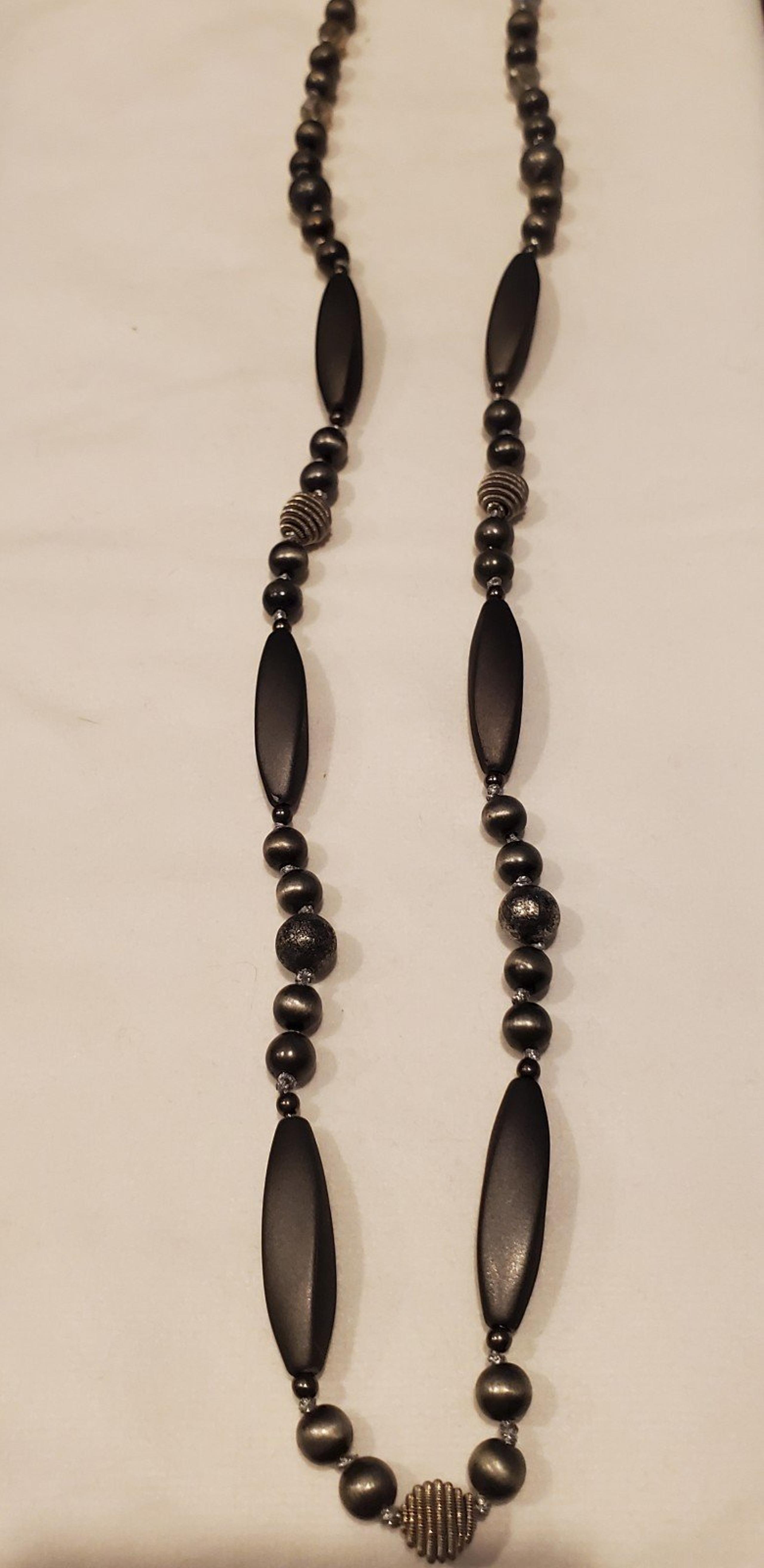 Dark Gray Necklace