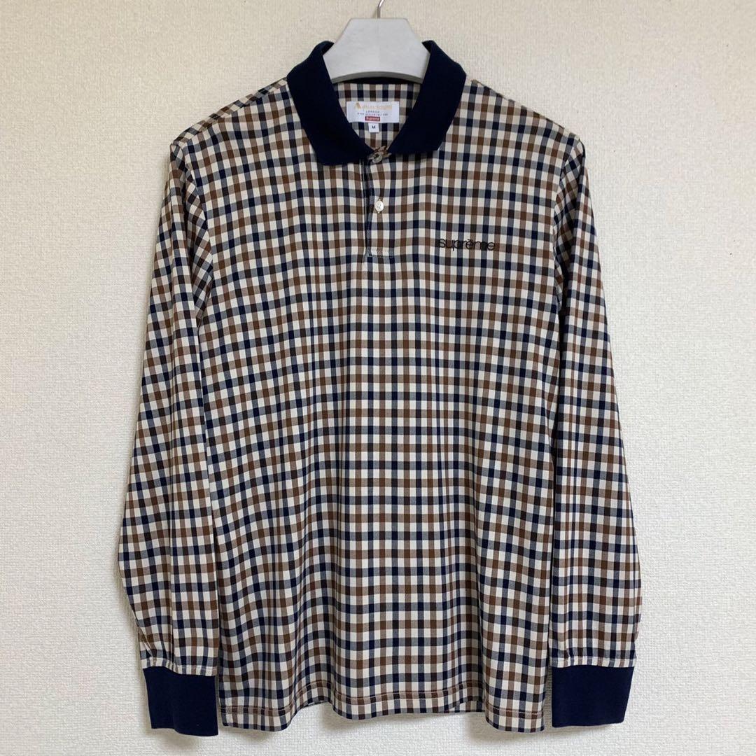 大割引 16FW Supreme Aquascutum Club Check Polo Tops トップス
