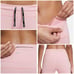 Nike Women's Epic Luxe Mid-Rise Crop Sz L In Pink