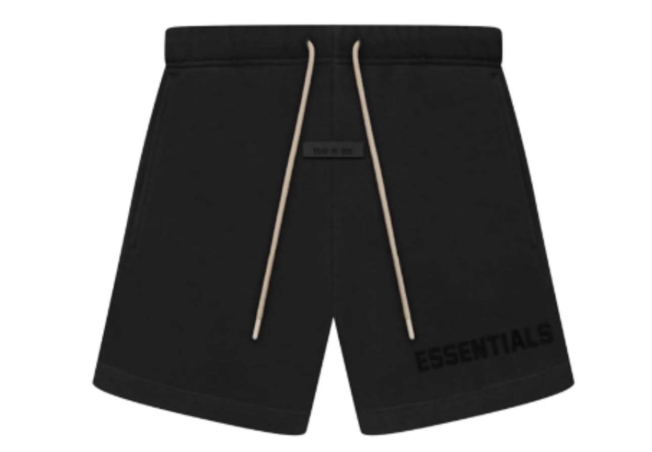 【EEUN】Fog Black Shorts Essentials × FOG × Fear of God Fear of God Essentials Black