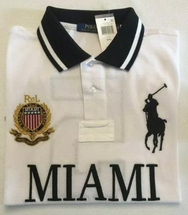 新規購入 Polo Ralph Lauren Big Pony Miami Slim Fit トップス