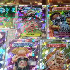 Garbage pale kids 6 card lot topps chrome cracked ice/Dimond Parallel