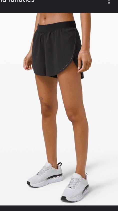 Lululemon set the pace shorts 3”