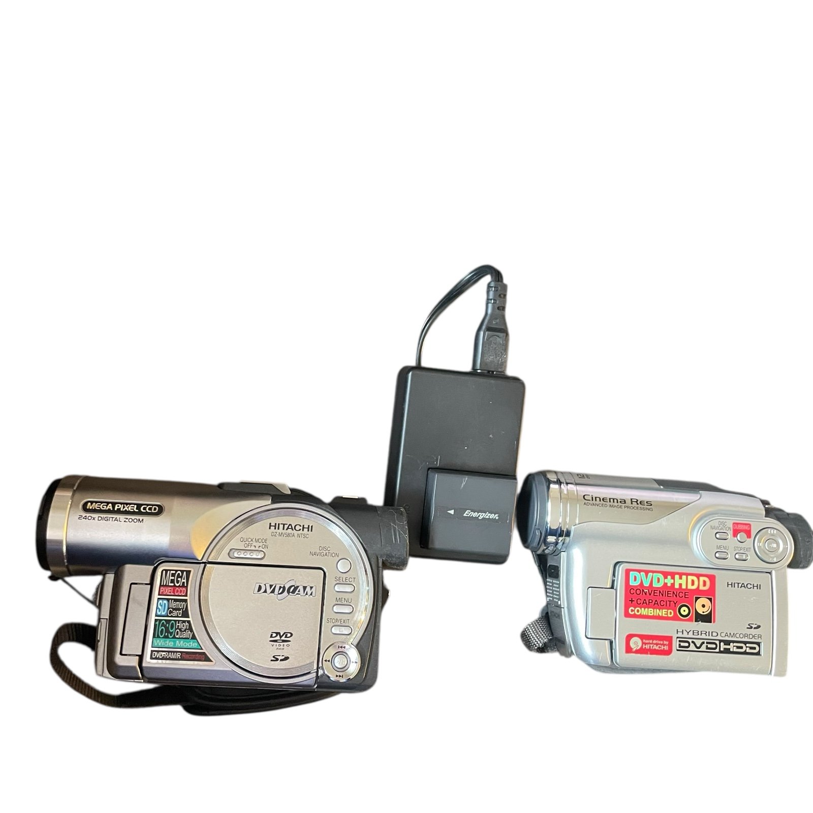Hitachi DVD Digital camera & camcorder lot of 2
