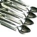 Vintage Oneida Spanish Court teaspoons stainless steel retro scrolls 9 pieces
