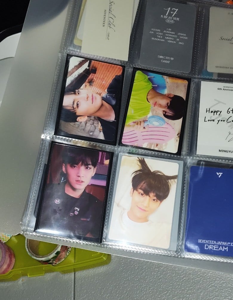 Mingyu teen age photocards set all 4 pcs