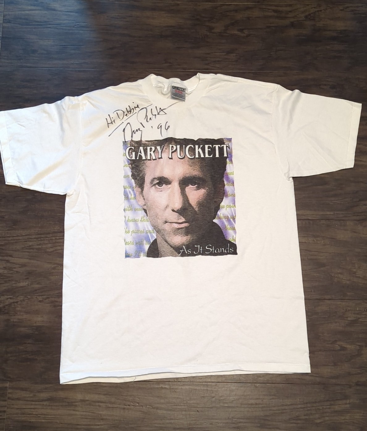 Vintage Signed Autographed T-shirt Gary Puckett Ed Cassidy Randy California