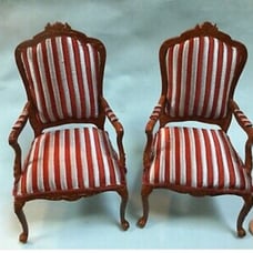 2 Bespaq darling dollhouse chairs