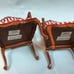 2 Bespaq darling dollhouse chairs