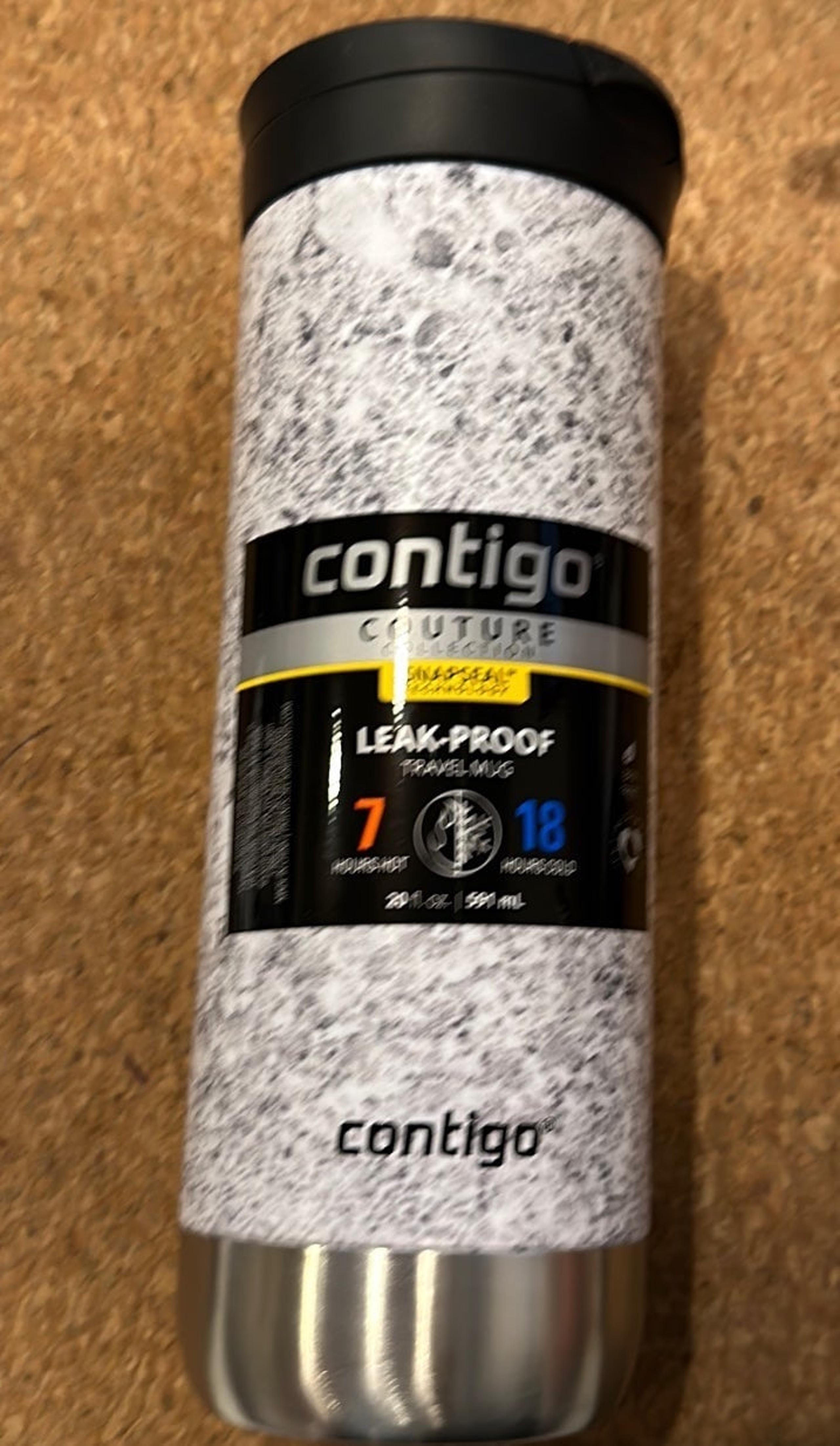 Contigo Travel Mug 20 Oz. Speckled Slate Huron Couture Insulated Stainless Steel