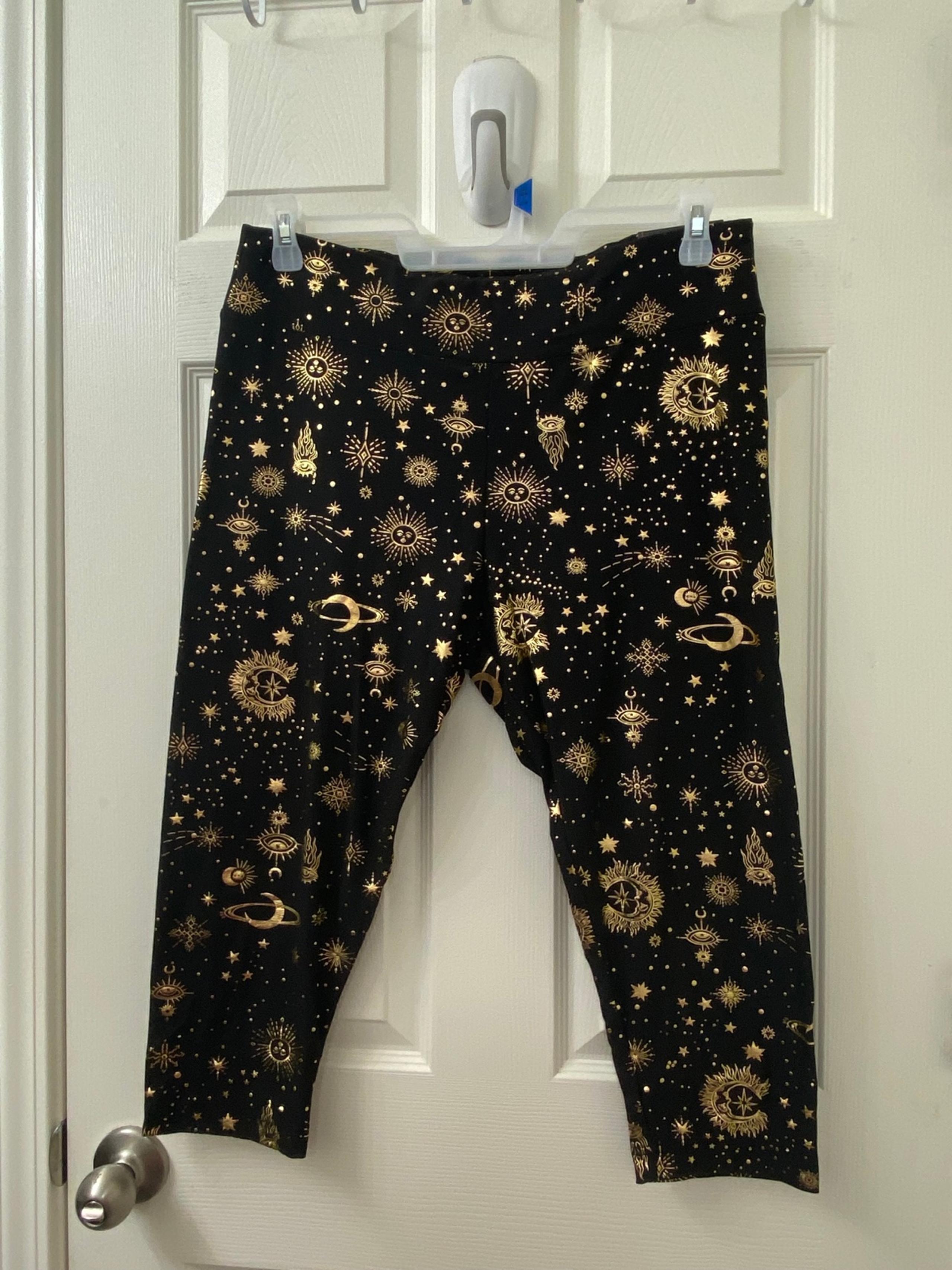 XXL (19) Womens sueded super soft printed capris leggings