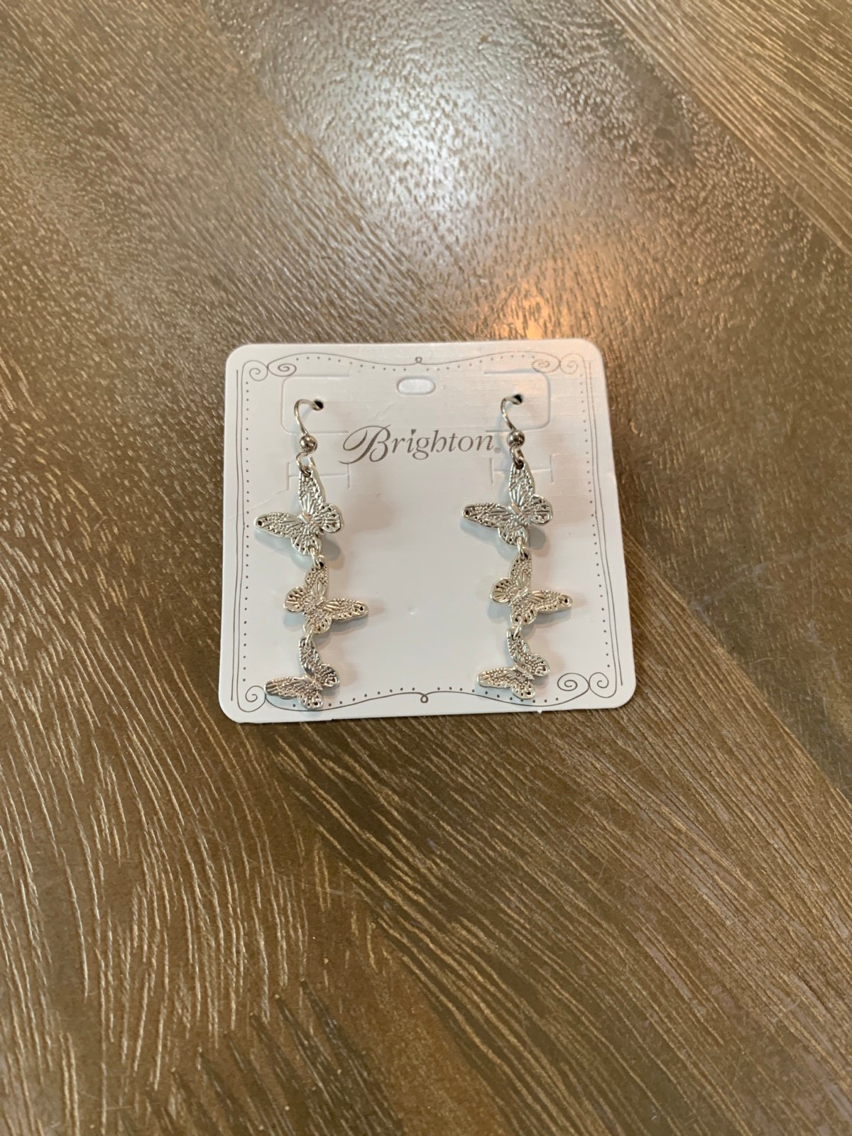 Brighton Solstice Hues Drop Butterfly Earrings Rare