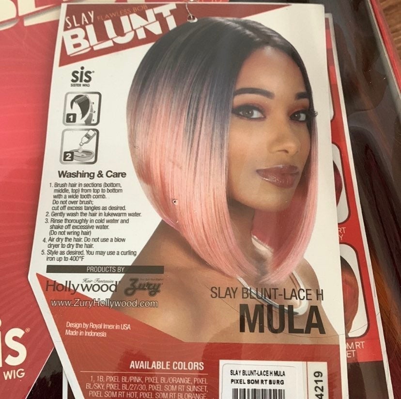 Lace Front Wig Slay Blunt Cut New