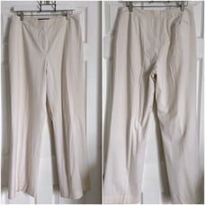 Lafayette 148 Cream Women's Trousers size 12