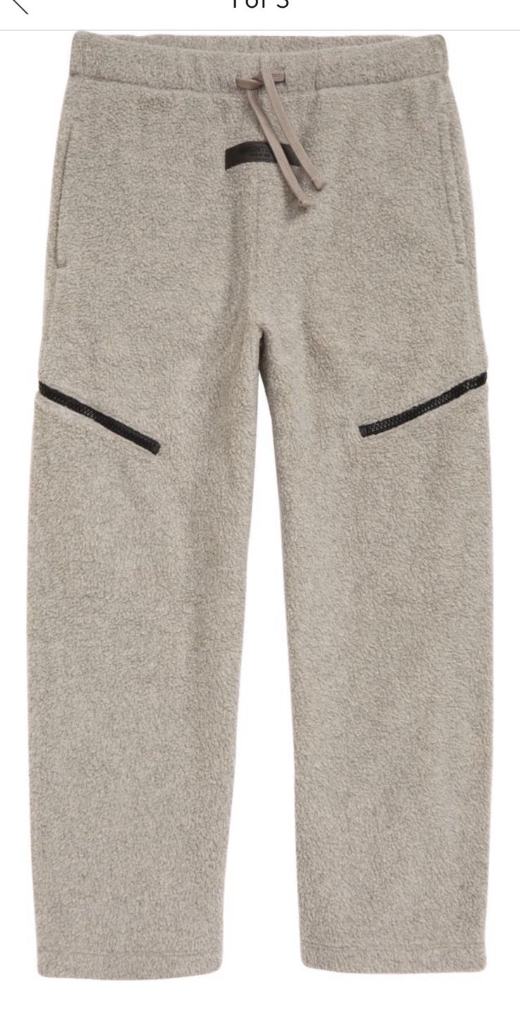 fear of god essentails polar fleece sweatpants