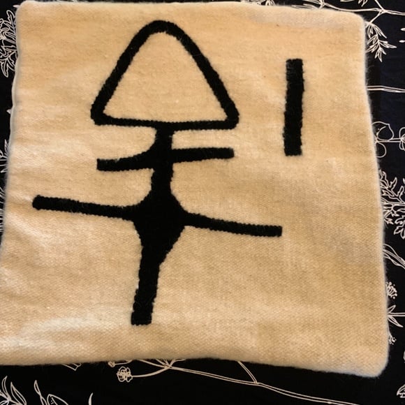 Wool throw pillow cover