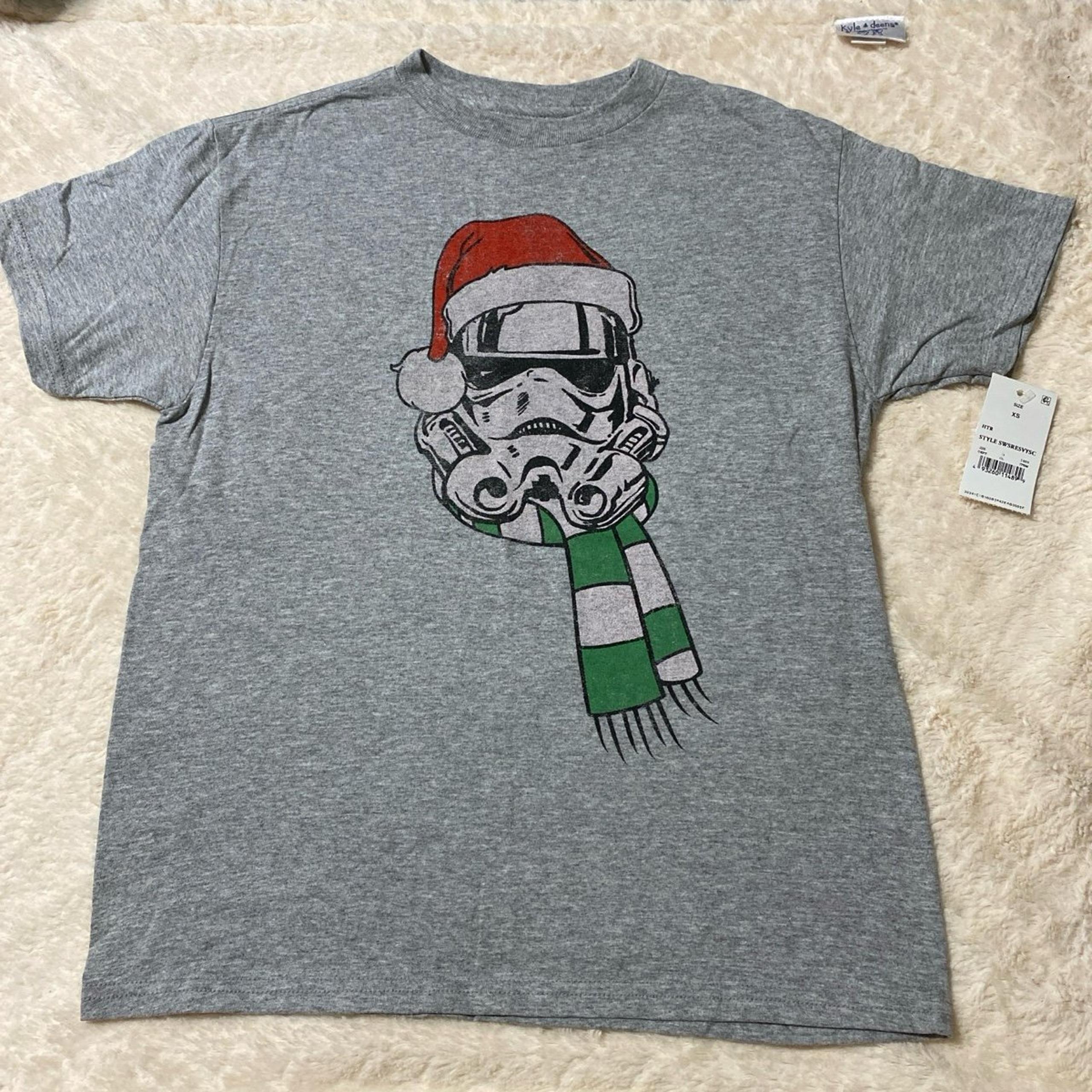 Boys Christmas Santa Star Wars t-shirt shirt top New storm trooper xsmall 4 5 6