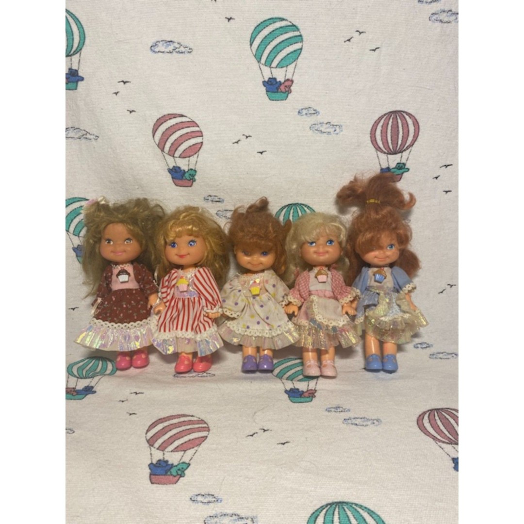 1988 Very Merry Muffin Vintage Dolls Lot of 5