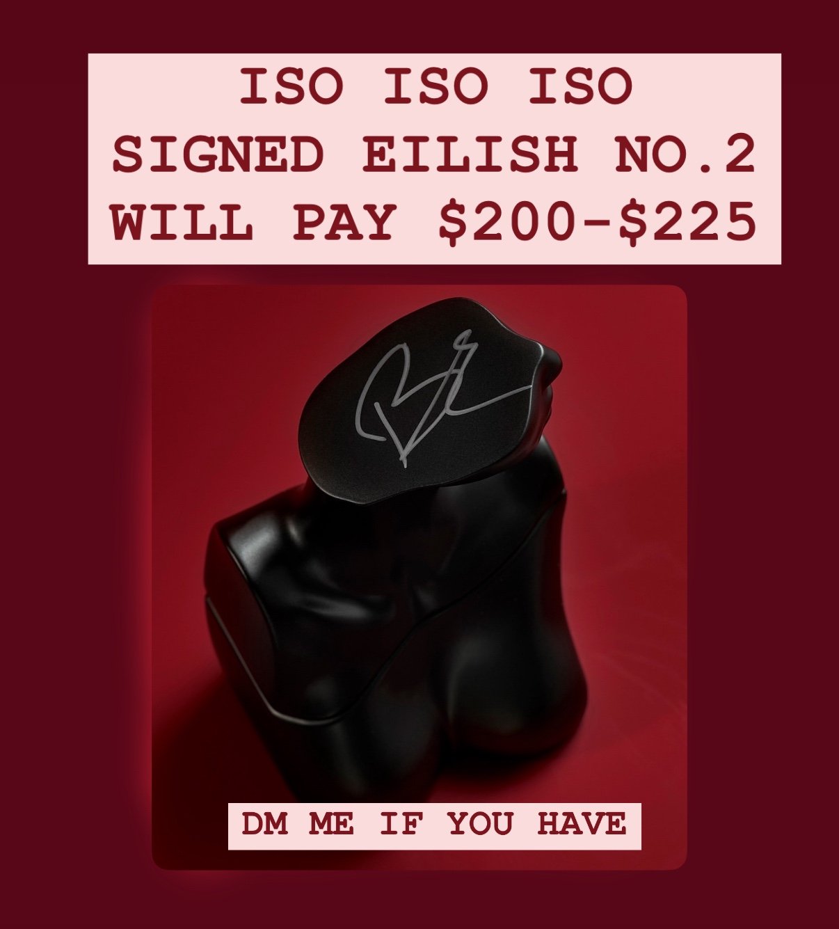 ISO Signed Billie Eilish Eilish No.2 Perfume Fragrance