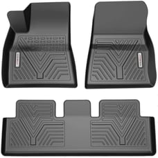 YITAMOTOR Floor Mats For 2017-2023 Tesla Model 3, 1st & 2nd Row All Weather