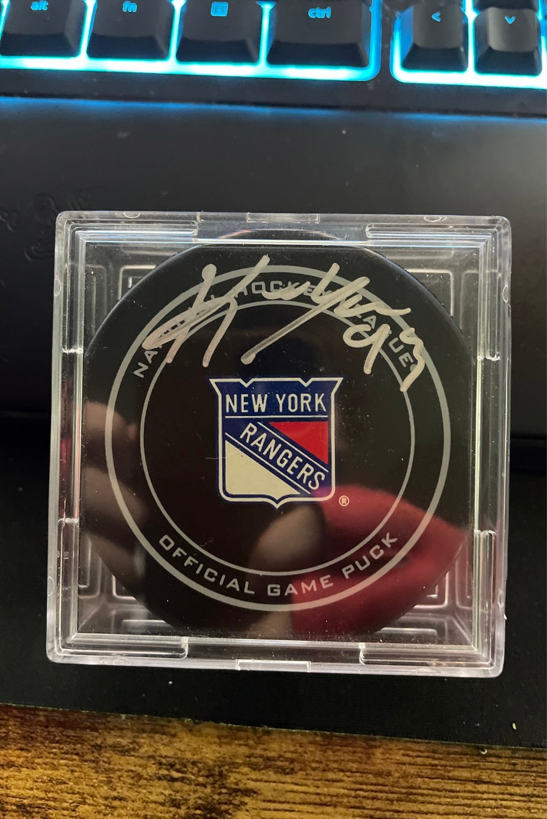 Keith Yandel autograph puck