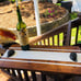 Wooden serving tray