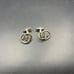 Vintage Signed Cufflinks Interlocking Circles Modernist WEH Walter E 102321@