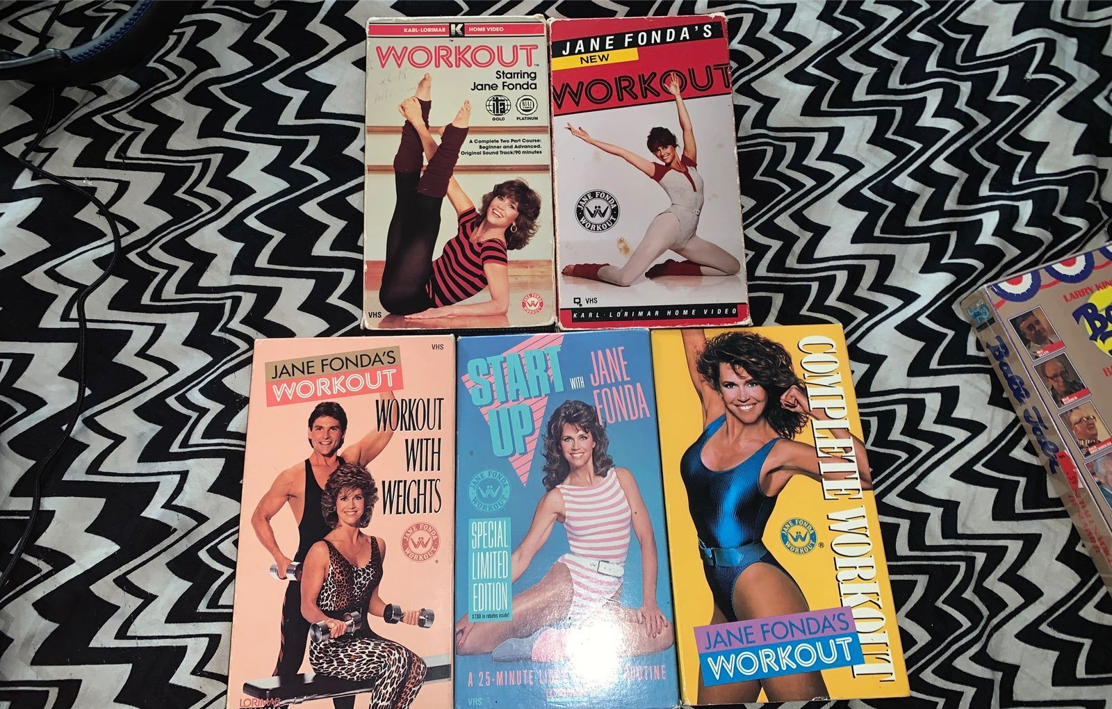 5 lot Jane Fonda’s workout VHS Videos
