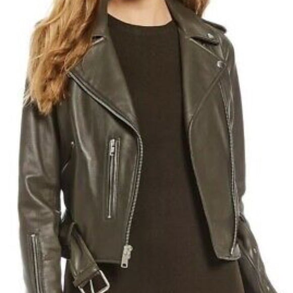 NWT Gianni Bini Noel Leather Jacket