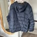 Michael Kors Men's Navy and Brown Puffer Jacket Premium Down