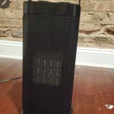 Oscillating space heater / fan