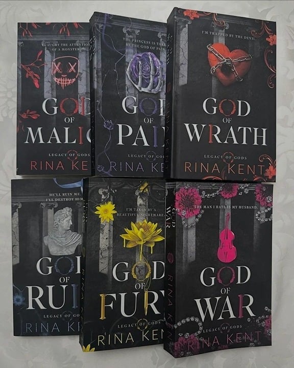 Legacy of Gods Series 6 Books Set by Rina Kent (English, Paperback) USA STOCK L