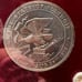 rare case illinois 150th Years of Progress medal round set in rare casing