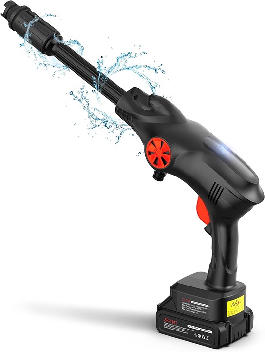 Cordless Pressure Washer High Pressure Cleaner Suitable for Car Washing & Surfac