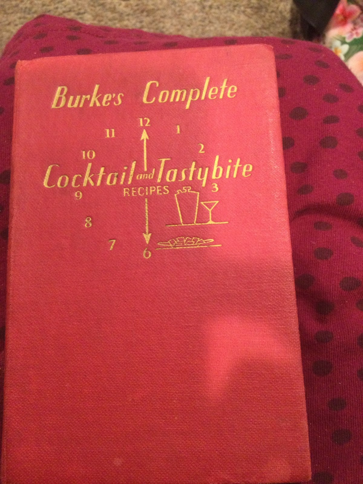 First Edition Burkes Complete Cocktail and Tastybite Recipes. 1936 by Books Inc.