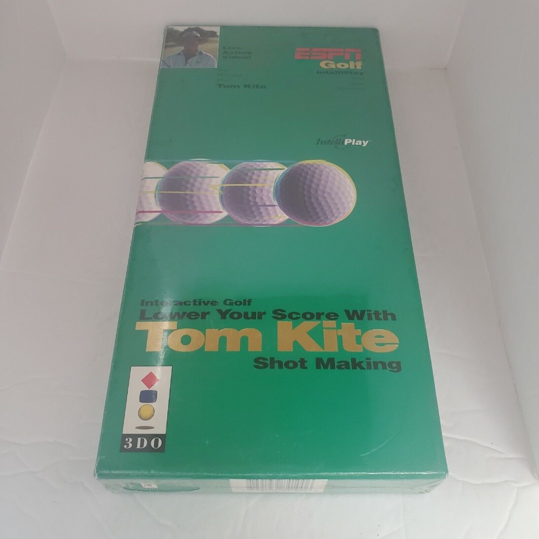 ESPN Golf Lower Your Score With Tom Kite Shot Making 3DO 1994 NEW Worn Shrink