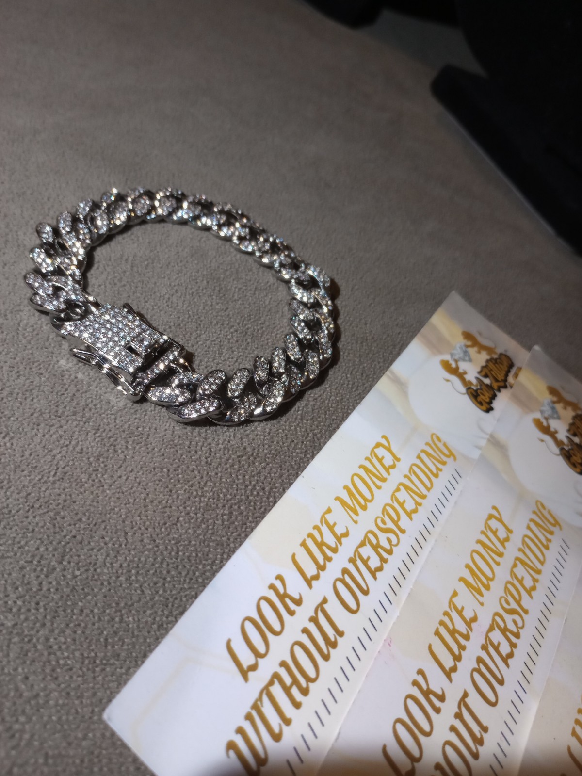 8 bracelet water Resistant Premium Real Lab Diamonds VVS Clarity Shine_Real Go