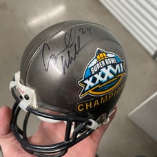 Cadillac Williams Autographed Tampa Bay Buccaneers Mini Helmet