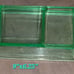 Vtg Uranium Glass Clark's Teaberry Gum Counter Store Display Green Change Tray